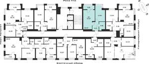 1-к квартира, вторичка, 47м2, 10/13 этаж