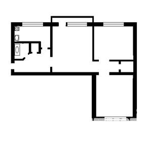 3-к квартира, вторичка, 68м2, 4/9 этаж