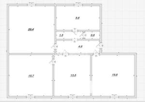 4-к квартира, вторичка, 86м2, 3/4 этаж