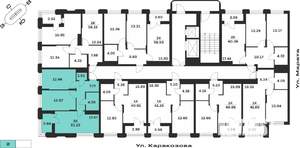 2-к квартира, вторичка, 61м2, 5/15 этаж
