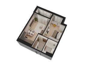1-к квартира, вторичка, 47м2, 12/13 этаж
