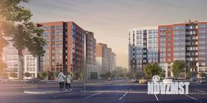 2-к квартира, строящийся дом, 70м2, 3/14 этаж
