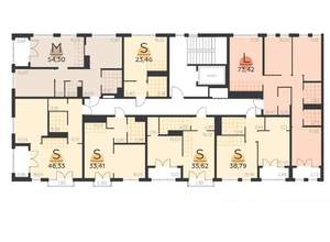 1-к квартира, вторичка, 33м2, 4/5 этаж