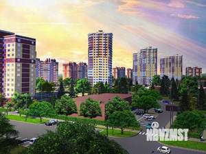 2-к квартира, строящийся дом, 44м2, 2/14 этаж