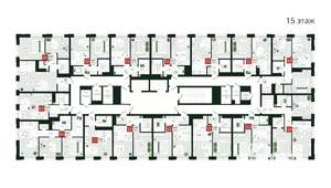 2-к квартира, вторичка, 56м2, 15/19 этаж