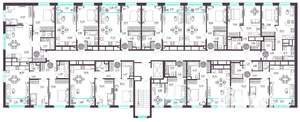 1-к квартира, строящийся дом, 28м2, 9/10 этаж