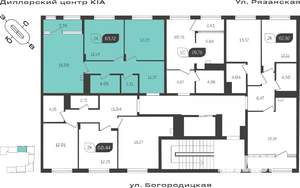 2-к квартира, вторичка, 64м2, 2/4 этаж