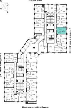 Студия квартира, строящийся дом, 30м2, 1/25 этаж