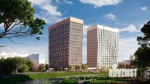 2-к квартира, строящийся дом, 71м2, 14/16 этаж