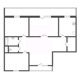 3-к квартира, вторичка, 72м2, 7/9 этаж