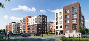 1-к квартира, строящийся дом, 42м2, 4/5 этаж