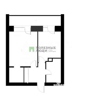 1-к квартира, вторичка, 45м2, 4/9 этаж