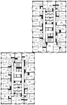 1-к квартира, строящийся дом, 36м2, 18/25 этаж