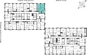 2-к квартира, вторичка, 47м2, 8/25 этаж