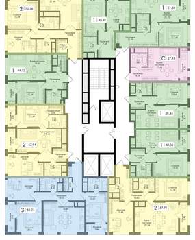 3-к квартира, вторичка, 85м2, 12/25 этаж