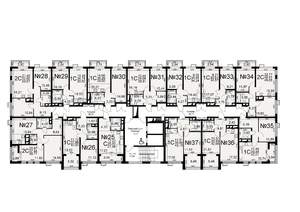 2-к квартира, строящийся дом, 59м2, 3/16 этаж