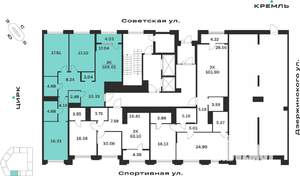 3-к квартира, вторичка, 109м2, 2/10 этаж