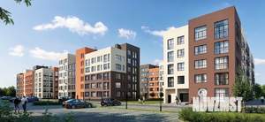1-к квартира, строящийся дом, 38м2, 1/5 этаж