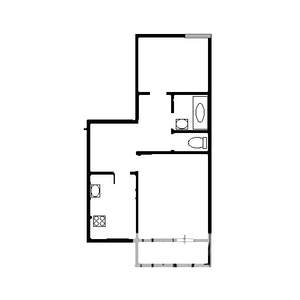 2-к квартира, вторичка, 52м2, 5/9 этаж