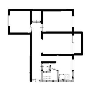 3-к квартира, вторичка, 58м2, 9/9 этаж