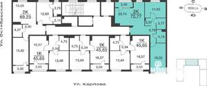 2-к квартира, вторичка, 73м2, 2/9 этаж