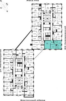 2-к квартира, строящийся дом, 78м2, 2/25 этаж