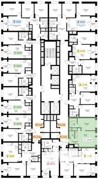 1-к квартира, вторичка, 36м2, 8/25 этаж