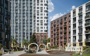 2-к квартира, строящийся дом, 58м2, 2/15 этаж