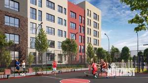 2-к квартира, строящийся дом, 55м2, 3/5 этаж