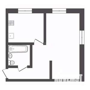 1-к квартира, вторичка, 32м2, 4/5 этаж