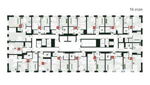 1-к квартира, вторичка, 35м2, 16/19 этаж