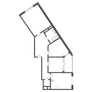 3-к квартира, вторичка, 90м2, 4/14 этаж