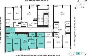 4-к квартира, вторичка, 126м2, 8/9 этаж