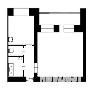 1-к квартира, вторичка, 33м2, 5/5 этаж