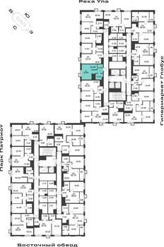 Студия квартира, вторичка, 28м2, 12/25 этаж