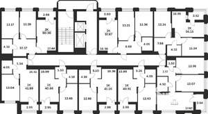 2-к квартира, вторичка, 58м2, 13/15 этаж