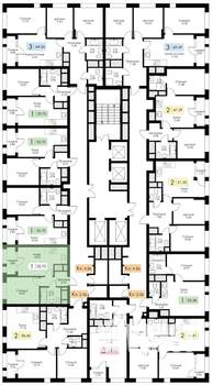 1-к квартира, вторичка, 34м2, 13/25 этаж