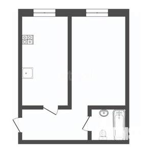 1-к квартира, вторичка, 40м2, 3/27 этаж