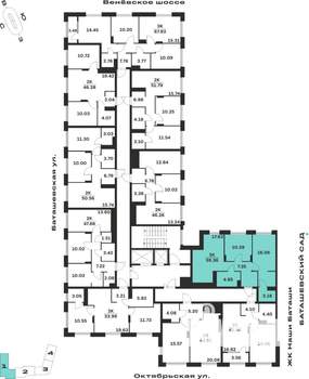 2-к квартира, вторичка, 59м2, 4/15 этаж