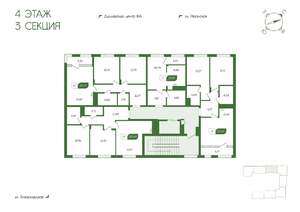 2-к квартира, вторичка, 60м2, 4/4 этаж