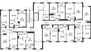 1-к квартира, вторичка, 36м2, 1/15 этаж