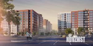 1-к квартира, строящийся дом, 37м2, 14/14 этаж