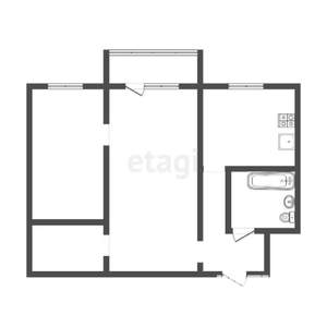 2-к квартира, вторичка, 41м2, 4/5 этаж