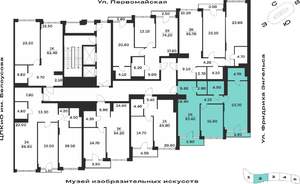 2-к квартира, вторичка, 87м2, 3/9 этаж