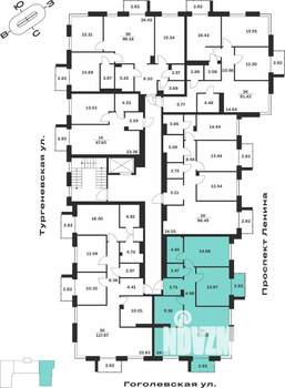 2-к квартира, вторичка, 94м2, 6/7 этаж