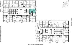 Студия квартира, вторичка, 25м2, 25/25 этаж