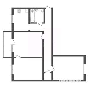 3-к квартира, вторичка, 57м2, 5/5 этаж