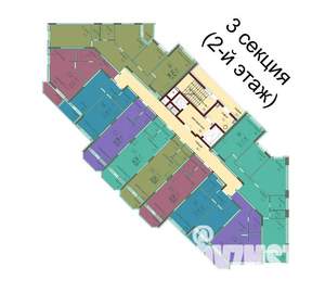 Студия квартира, строящийся дом, 33м2, 2/17 этаж