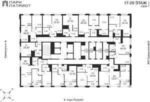 2-к квартира, вторичка, 60м2, 20/25 этаж