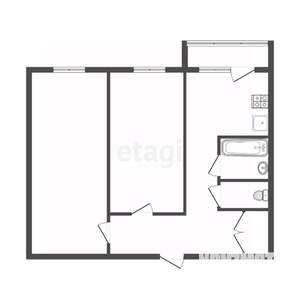 2-к квартира, вторичка, 60м2, 14/14 этаж